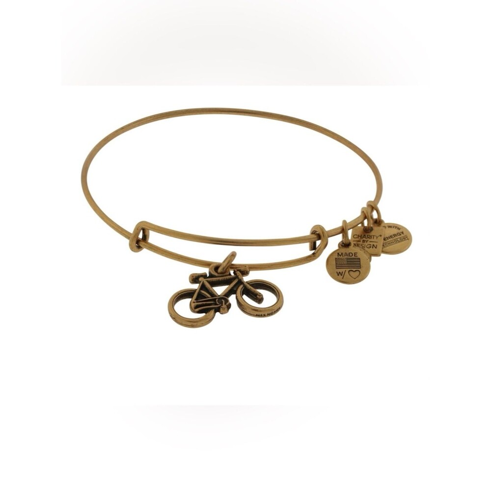 Alex & Ani Bicycle Bracelet Gold